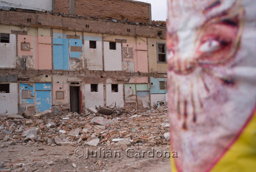 Wall of Demolished Building, Juárez, 2007