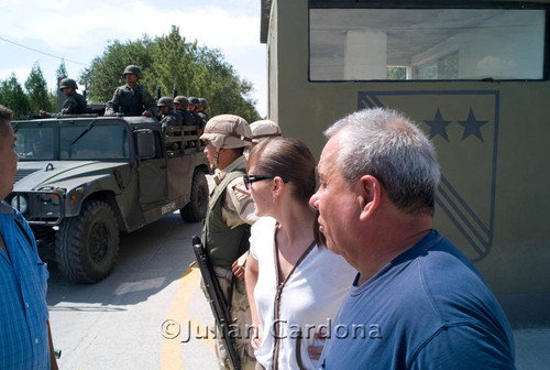 Woman/reporter, Juárez, 2008