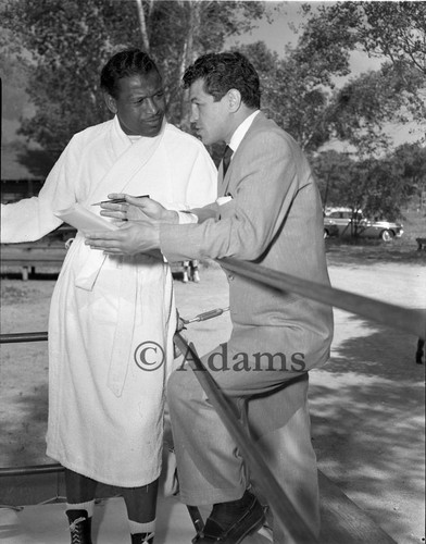 Boxer Sugar "Ray" Robinson, Ojai, 1956