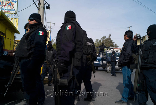 Rodriguez cime scene, Juárez, 2008