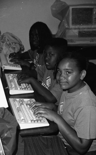 Challengers Boys and Girls Club training, Los Angeles, 1994