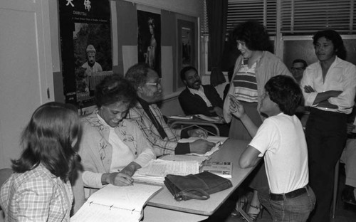 Crowded Classroom, Los Angeles, 1980