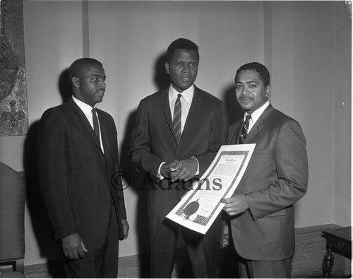 Sidney Poitier, Los Angeles, 1962