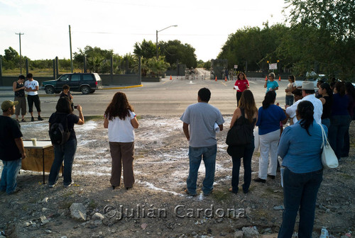 Anti-violence protest, Juárez, 2008