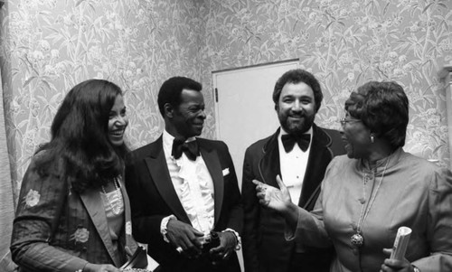 Testimonial to pioneer black historical achievement dinner at the Beverly Hilton, Los Angeles, 1981