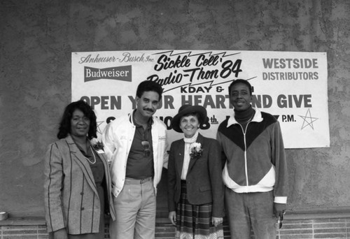 Sickle Cell Radio-Thon, Los Angeles, 1984