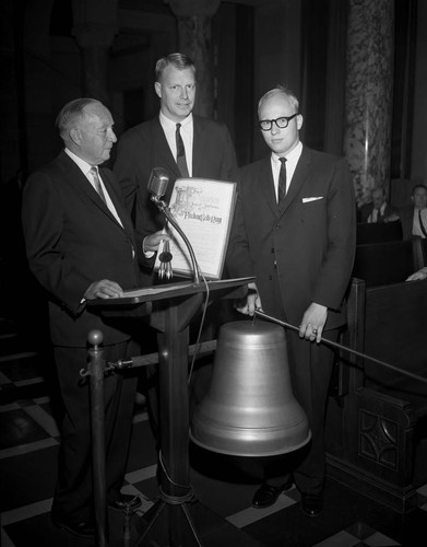 Presentation at City Hall, Los Angeles