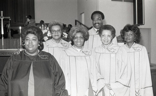 Bryant AME Church Choir members, Los Angeles, 1983