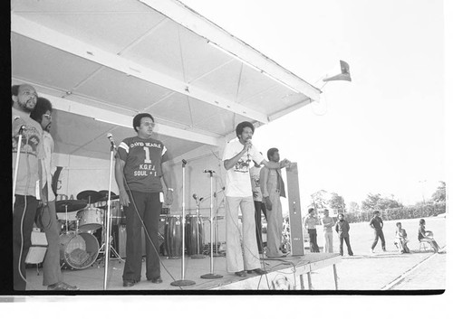 KGFJ soul caravan, Los Angeles, ca. 1973