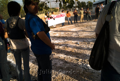 Anti-violence protest, Juárez, 2008