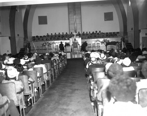 Worship service, Los Angeles