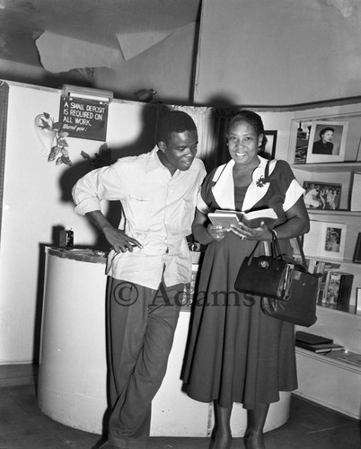 Group with Book, Los Angeles, 1954