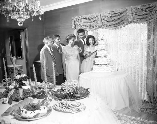 William Larkington Wedding, Los Angeles, 1962
