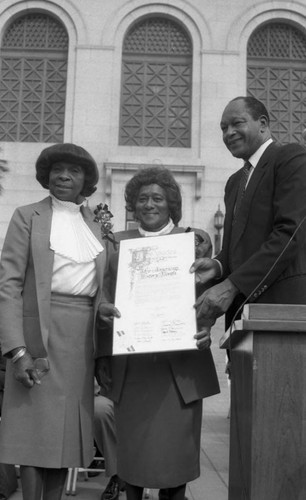 Tom Bradley, Los Angeles, 1987