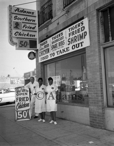 Adams Southern Fried Chicken, Los Angeles, 1962