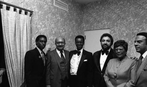 Testimonial to pioneer black historical achievement dinner at the Beverly Hilton, Los Angeles, 1981