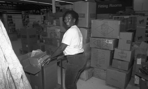 Store opening, Los Angeles, 1990