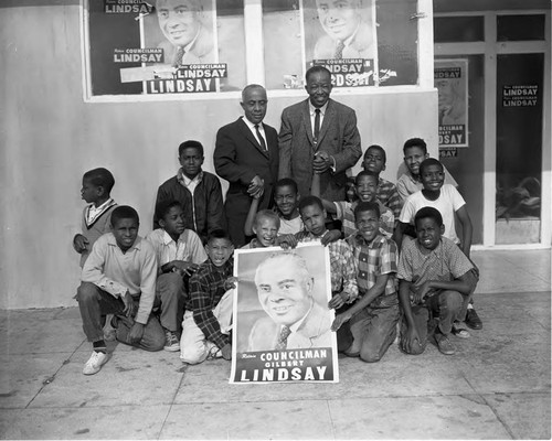 Lindsay with Rev. Peters, Los Angeles