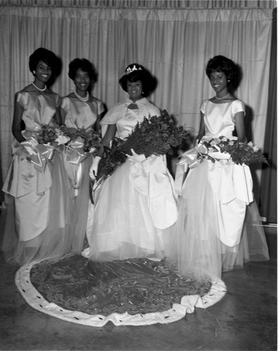 Rose Queen Contestants, Los Angeles, 1963