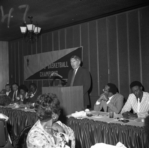 Presentation ceremony, Los Angeles, 1973