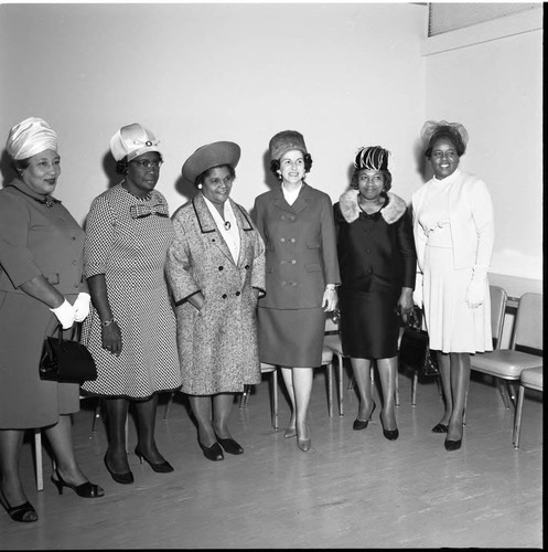 Group of women, Los Angeles, 1966