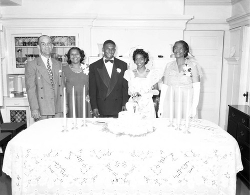 O'Neal Wedding, Los Angeles, 1950