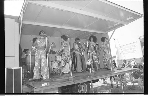 KGFJ soul caravan, Los Angeles, ca. 1973