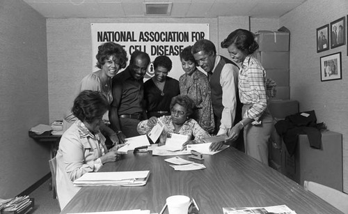 Sickle cell anemia Research, Los Angeles, 1979