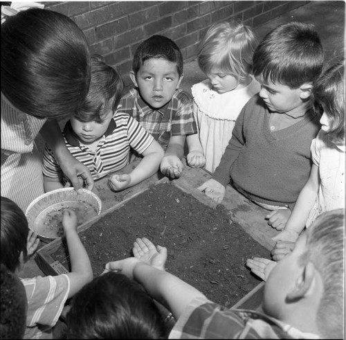 Children at Jewish Center, Los Angeles, 1967