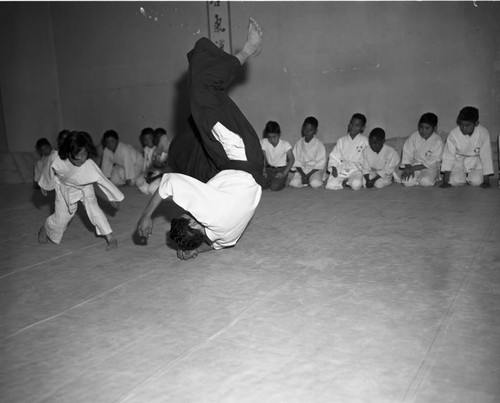 Aikido Jr. Classes, Los Angeles, 1962