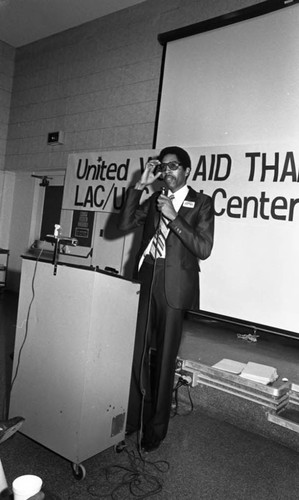 Brotherhood Crusade and United Way host LAC/USC medical center event, Los Angeles, 1981