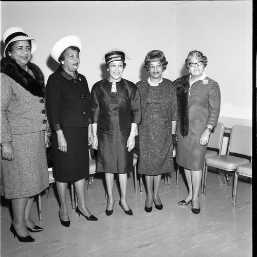 Group of women, Los Angeles, 1966