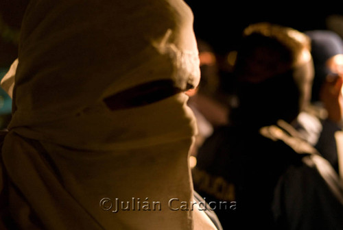 Police protest, Juárez, 2008