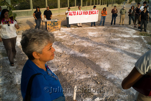 Anti-violence protest, Juárez, 2008