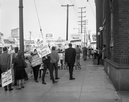 Anti-Parker Protest, Los Angeles, 1962