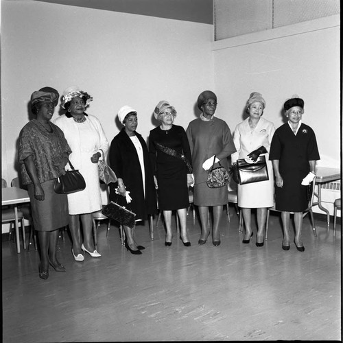 Group of women, Los Angeles, 1966