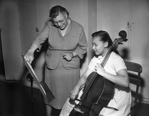 Music Student, Los Angeles, 1951