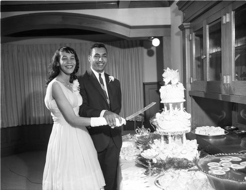 Wedding cake, Los Angeles, 1962