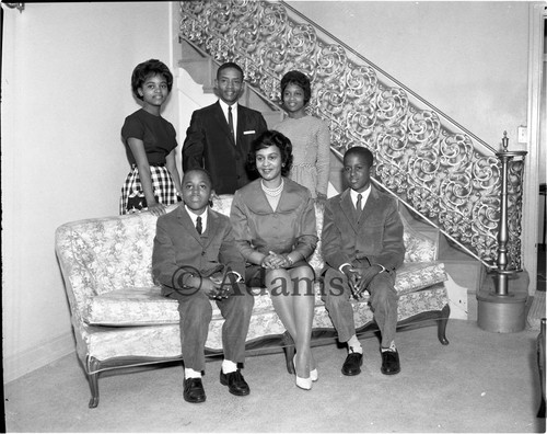 Family portrait, Los Angeles, 1962