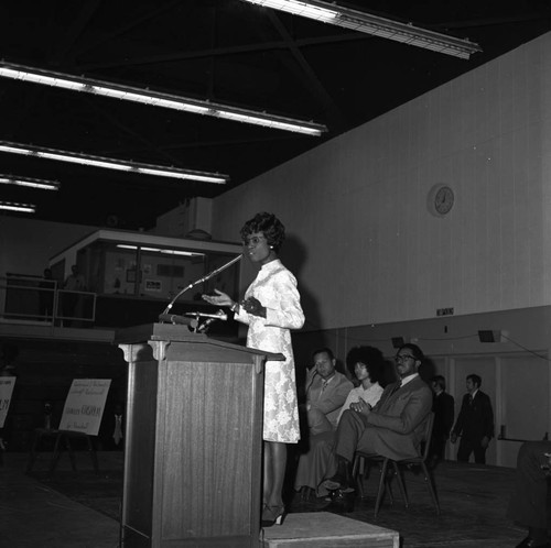 Shirley Chisholm, Los Angeles, 1972