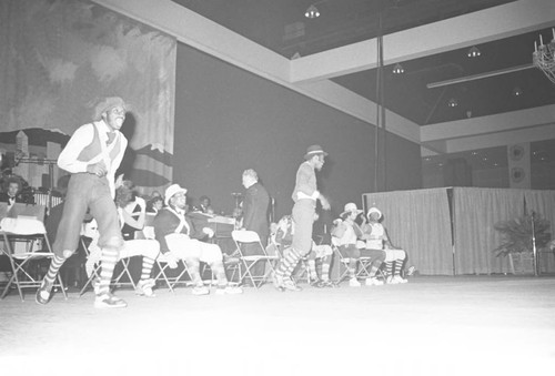 The Lockers performing at an event for Tom Bradley, Los Angeles, 1974