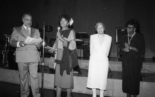 Rosa Parks and Danny Bakewell, Los Angeles, California, 1988