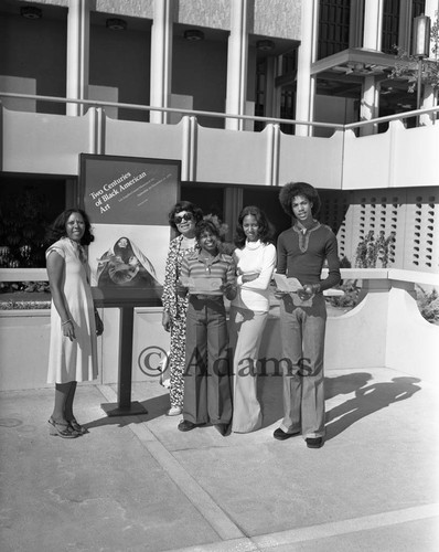 Five People at LACMA, Los Angeles, 1976