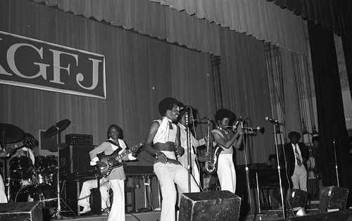 KGFJ soul caravan, Los Angeles, ca. 1973