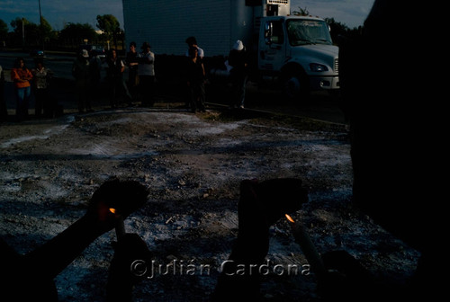 Anti-violence protest, Juárez, 2008