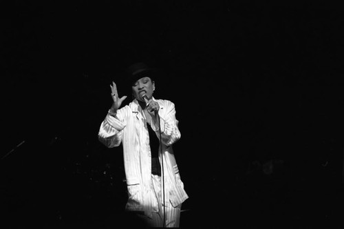 Miki Howard performing at the 11th Annual BRE Conference, Los Angeles, 1987