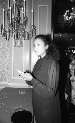 Testimonial to pioneer black historical achievement dinner at the Beverly Hilton, Los Angeles, 1981