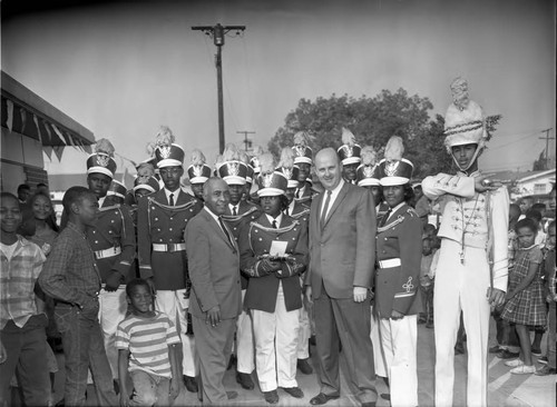 Playground dedication, Los Angeles, 1963