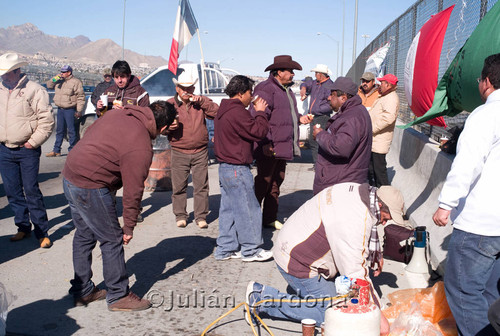 Anti NAFTA Protest, Juárez, 2008