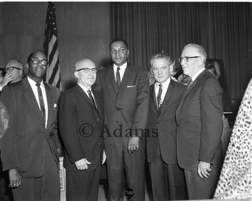 Augustus Hawkins and others, Los Angeles, 1963